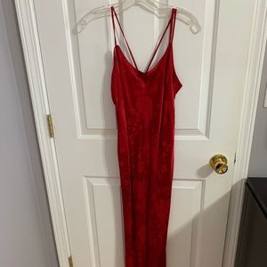 Chelsea Nites Red Slip Dress Size 6